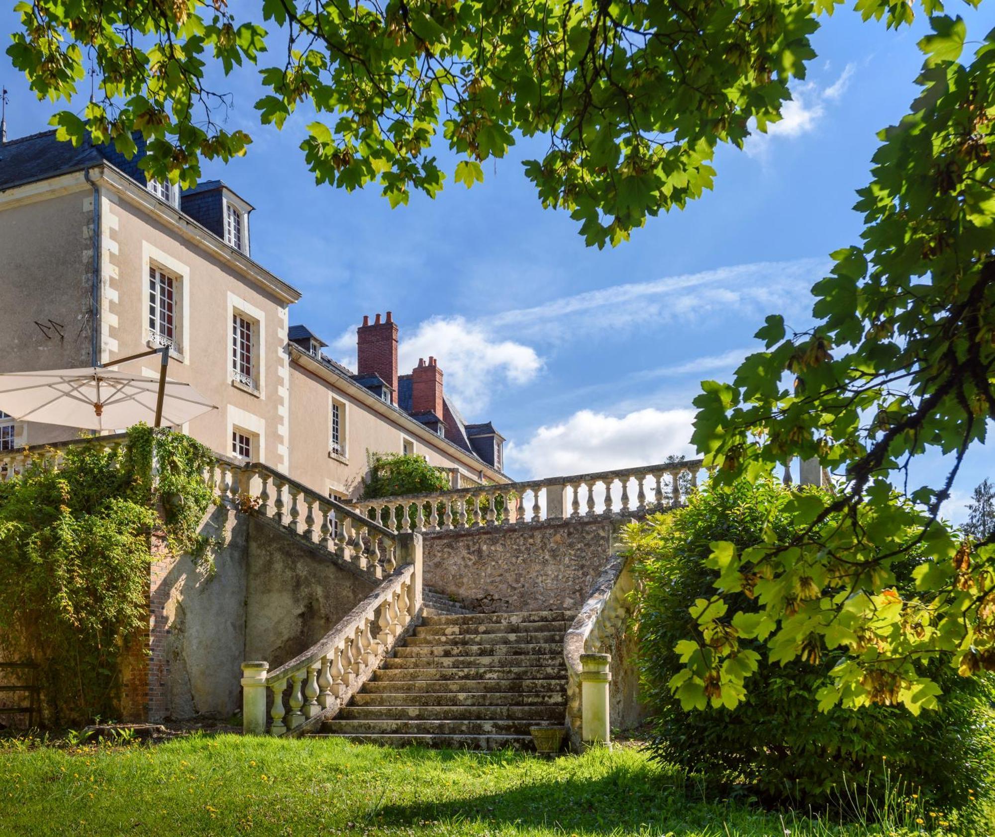 Chateau De La Huberdiere Nazelles-Negron Bagian luar foto